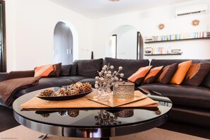 TV, fireplace, table tennis, books - Alexs Villa, Nata -  3 Beds, 2 Baths, Private Pool. Wi-Fi, BBQ's, Refurbished (Paphos)