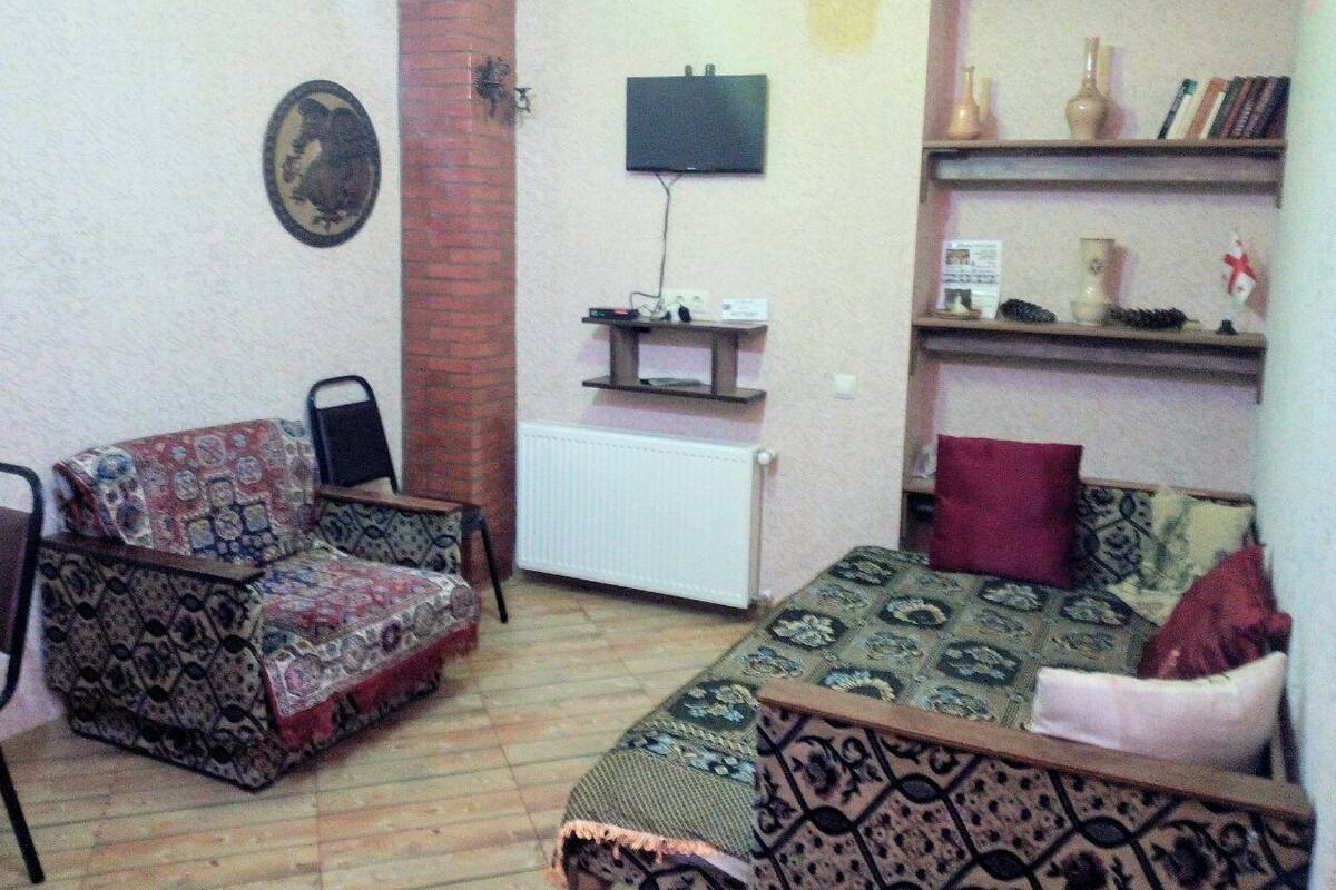 Apartment, 2 Bedrooms (Atskuri Str) | Living room | Flat-screen TV