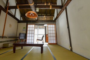 Japanese Style Room, For 3 Guests, with Activity, Free Drinks | Desk, blackout curtains, free WiFi, bed sheets