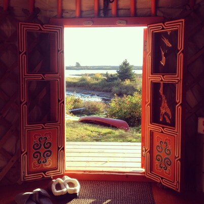 Big Red Yurt at Cabot Shores Wilderness Resort