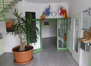 Interior entrance