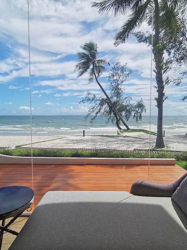 Villa Beachfront | 1 bedroom, Frette Italian sheets, premium bedding, down comforters