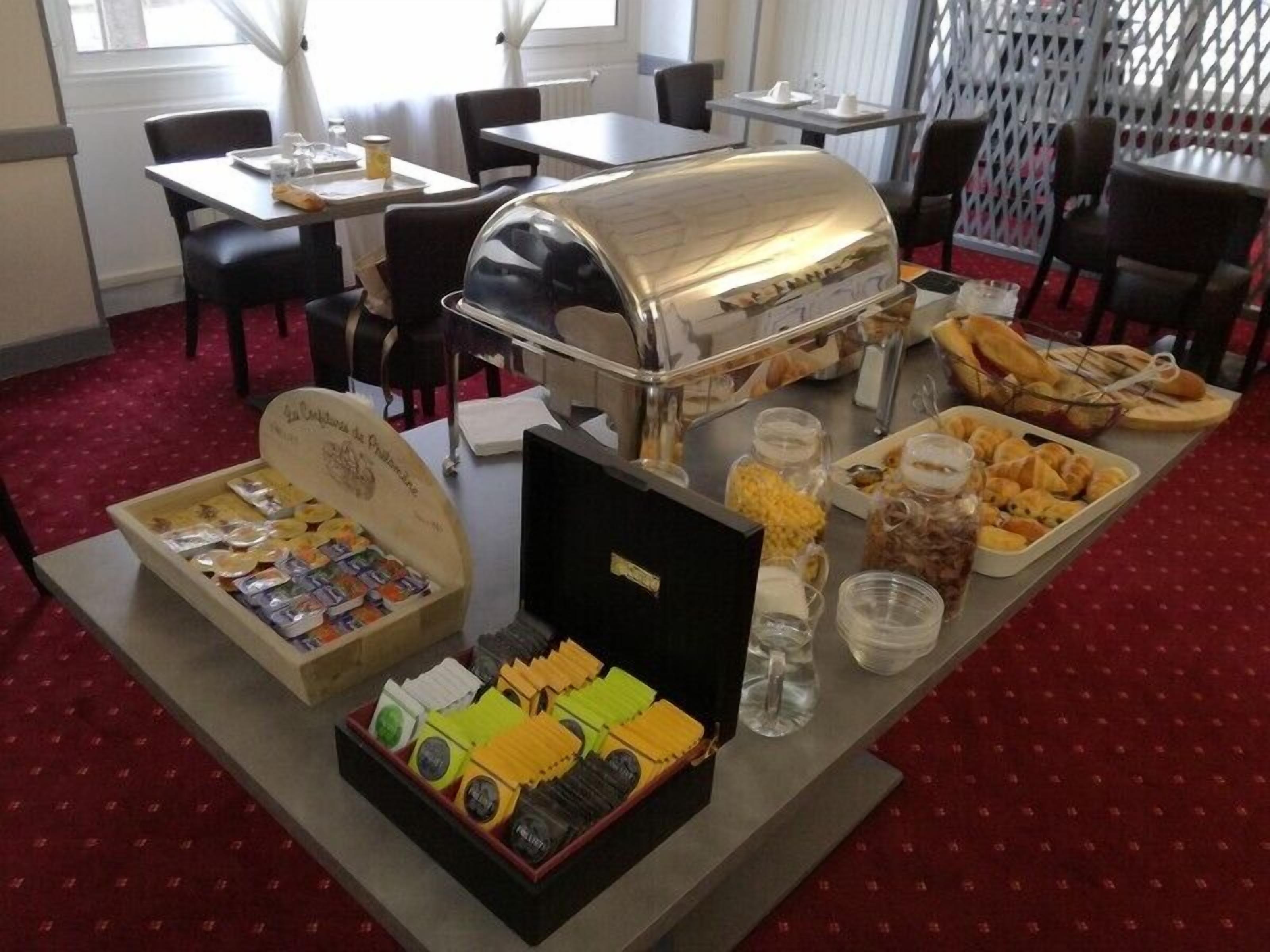 daily buffet breakfast (eur 9 per person)