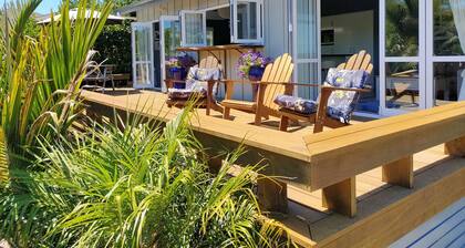 Comfort and relaxation at Kawau Bay Beach House.