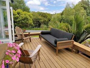 Terrace/patio -  Comfort and relaxation at Kawau Bay Beach House.  (Snells Beach)