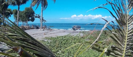 On the beach, beach towels, scuba diving, snorkelling