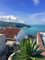 Blick von der Unterkunft