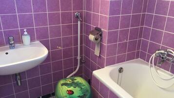 Shower, toilet paper