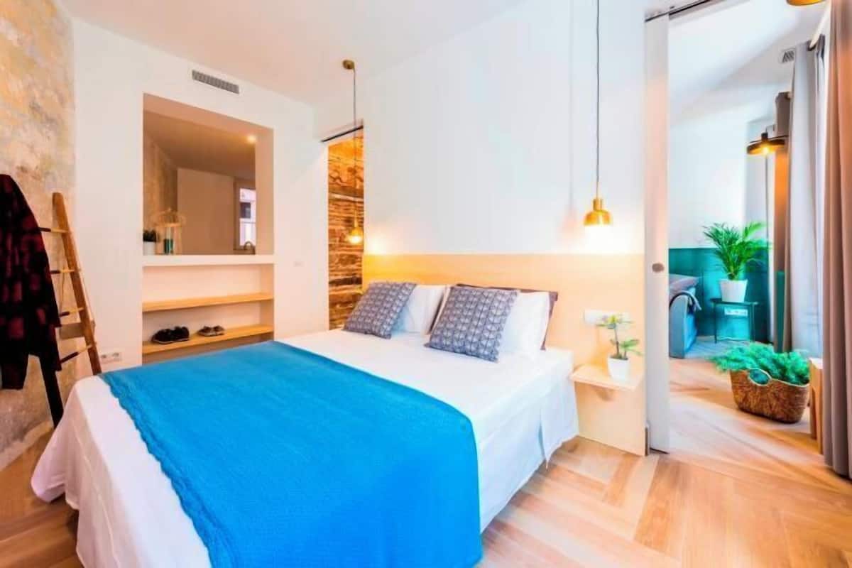 1 habitación, cunas, wifi gratis y ropa de cama