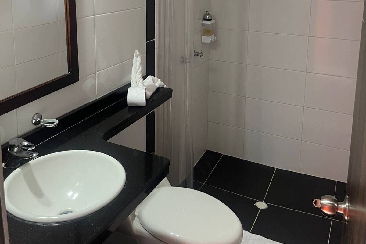 Superior Double Room | Bathroom | Shower, towels, soap, toilet paper