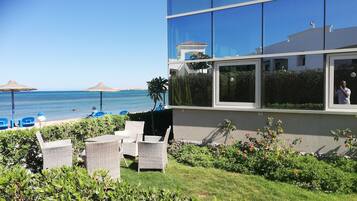 Villa, 2 Schlafzimmer, Strandblick, Erdgeschoss | 2 Schlafzimmer, Zimmersafe