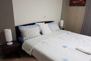 Apartamento conforto | 2 quartos, roupas de cama premium, espaço de trabalho para notebook