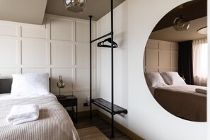 Minibar, wifi gratis y ropa de cama