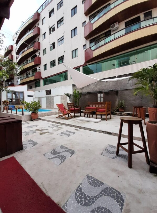 Terrace/patio - Hospedaria Cantinho de Minas (Cabo Frio)