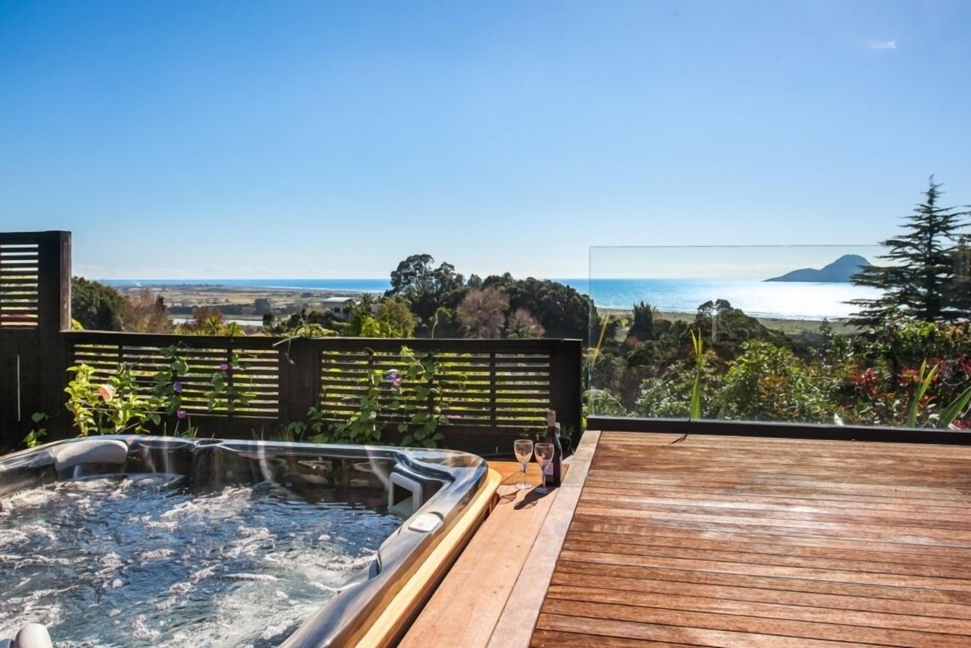 Relax and enjoy the spa and views