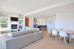 TV, fireplace, Netflix, streaming services