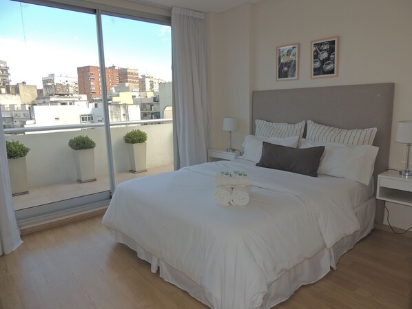 尊荣公寓, 1 间卧室 | 高档床上用品、羽绒被、加厚床垫、客房内保险箱