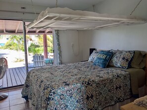 2 bedrooms, in-room safe, iron/ironing board, travel cot