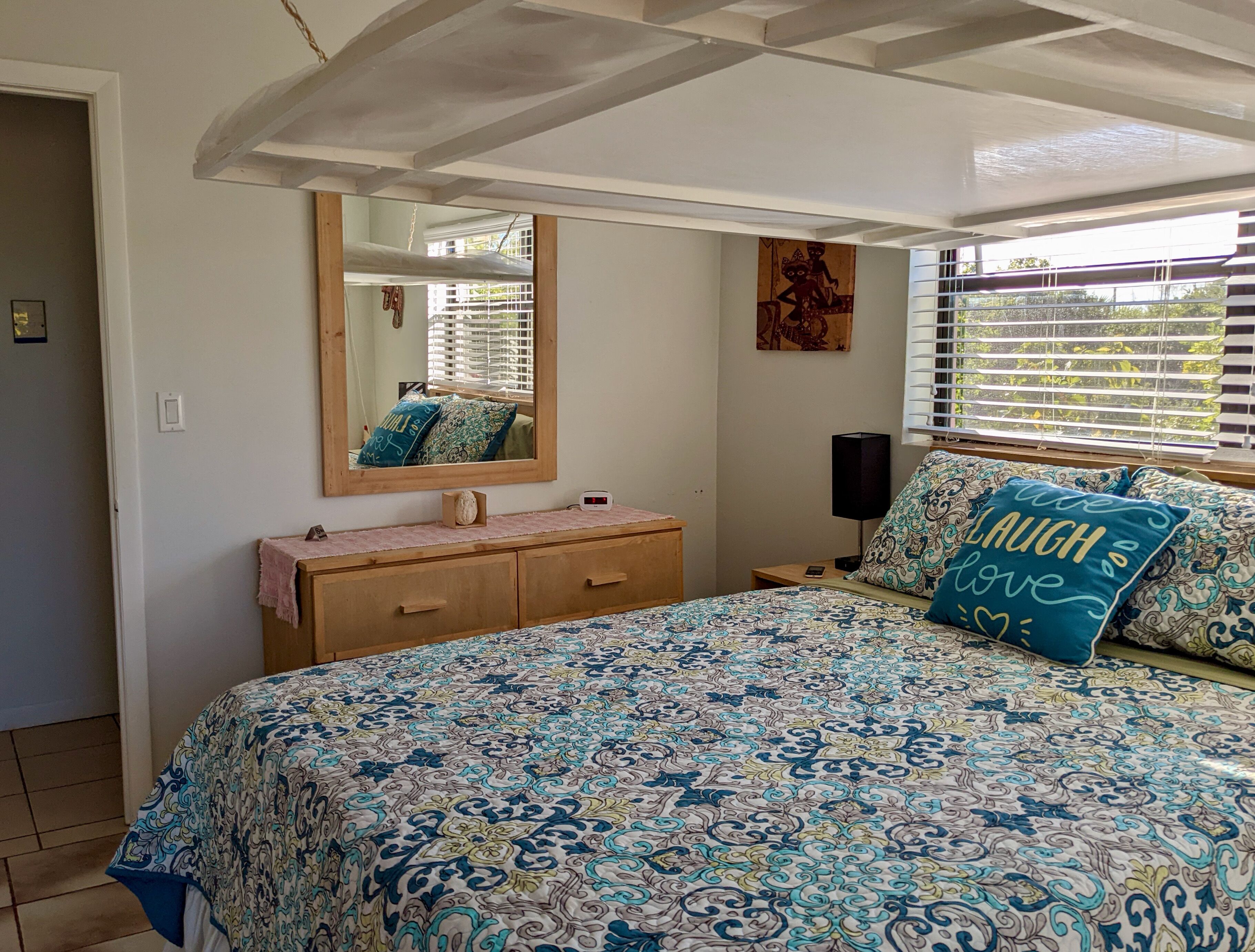 2 bedrooms, in-room safe, iron/ironing board, travel crib