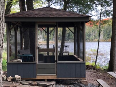 Explore a Unique Off-Grid Waterfront Yurt Getaway on 11 Private Acres!