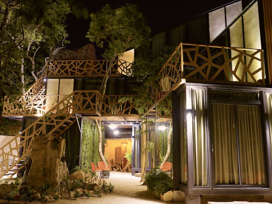 Fachada del alojamiento - Noche