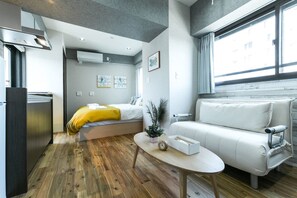 Apartment, 1 Bedroom | Living area | TV