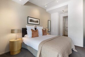 2 bedrooms, iron/ironing board, travel crib, WiFi