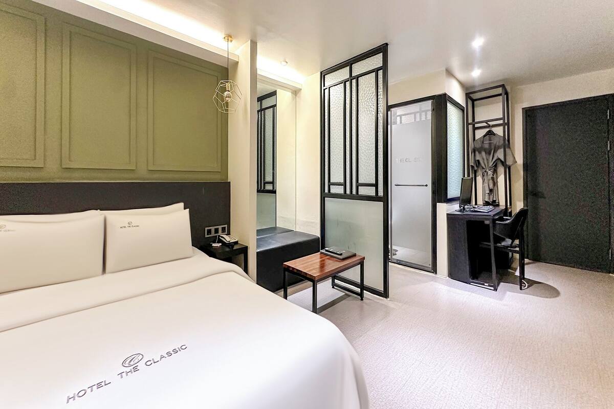 suite | individually decorated, individually furnished, blackout curtains