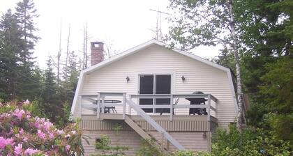 Treetop retreat with access to kayaks and rowboat near Acadia National Park