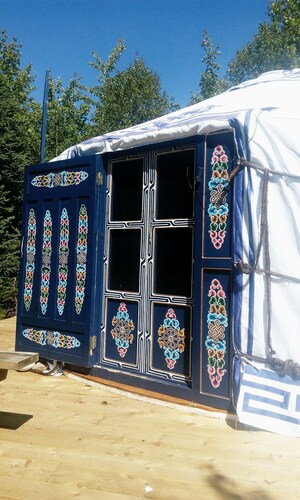 The White Moon Yurt at Cabot Shores Wilderness Resort