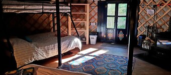 The White Moon Yurt at Cabot Shores Wilderness Resort