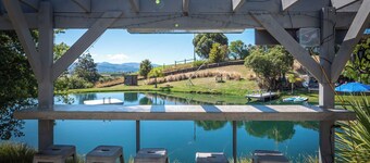 Natural Lake and widespread views with family sized apartment/house