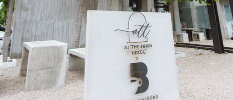 Fassade der Unterkunft