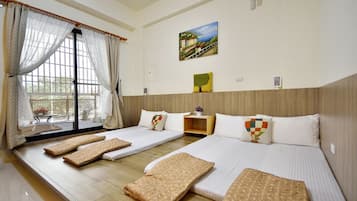 Family Quadruple Room (Japanese Style) | Desk, blackout drapes, free WiFi, bed sheets