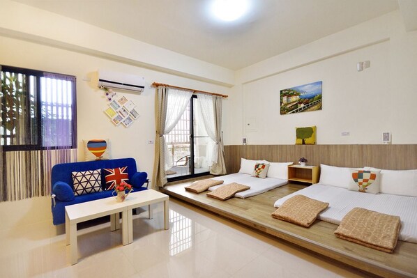 Family Quadruple Room (Japanese Style) | Desk, blackout drapes, free WiFi, bed sheets - Mu Tian Hsuan Homestay (Taitung)