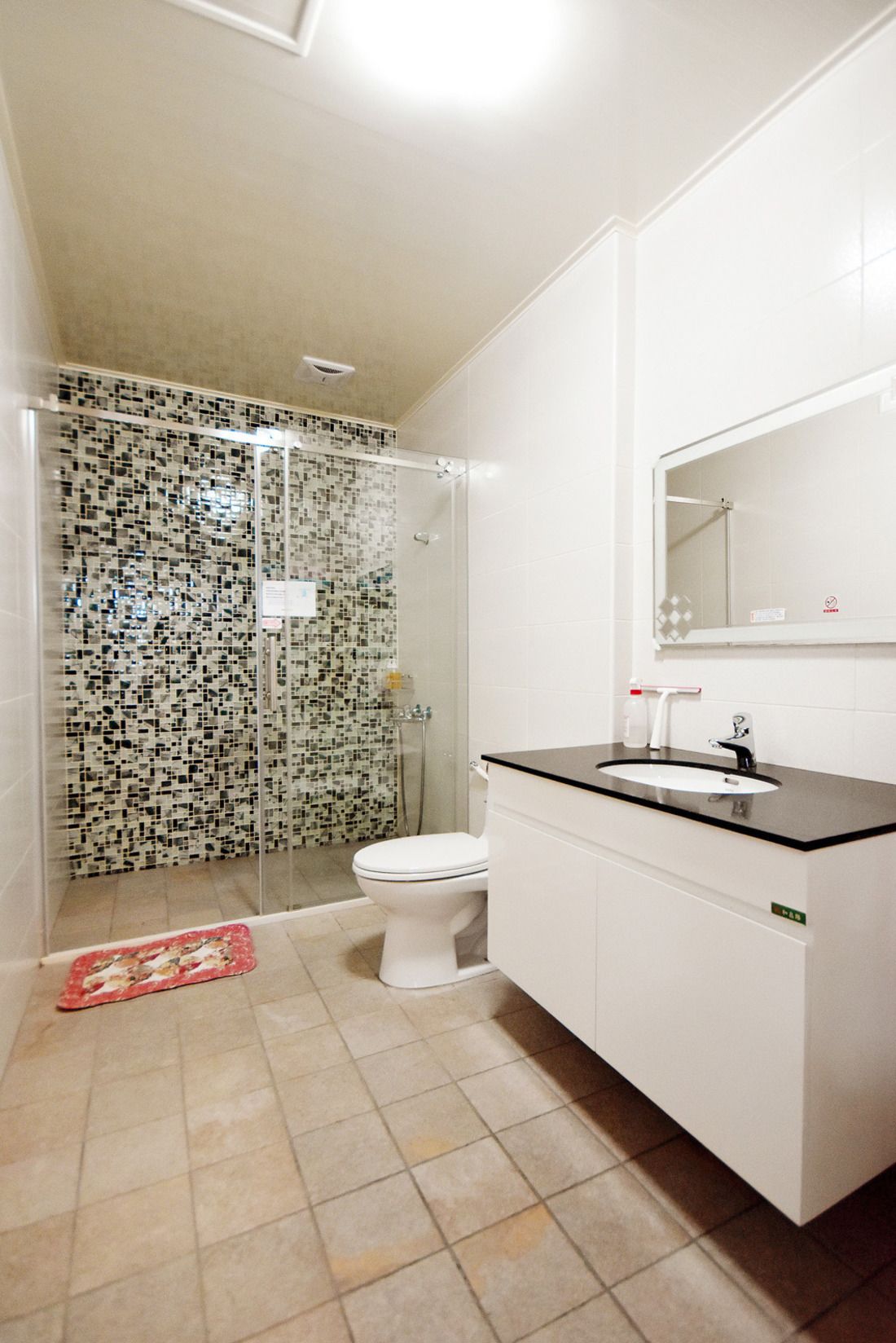 Family Quadruple Room (Japanese Style) | Bathroom | Shower, rainfall showerhead, free toiletries, hair dryer