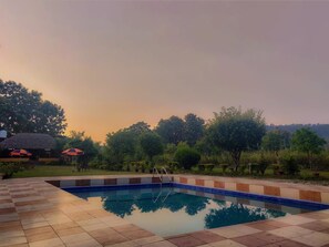 Seasonal outdoor pool