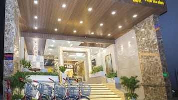 Front of property – evening/night