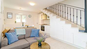 Villa (Villa Sofija - Three Bedroom Villa wi) | Living room | 20-inch flat-screen TV with cable channels, TV