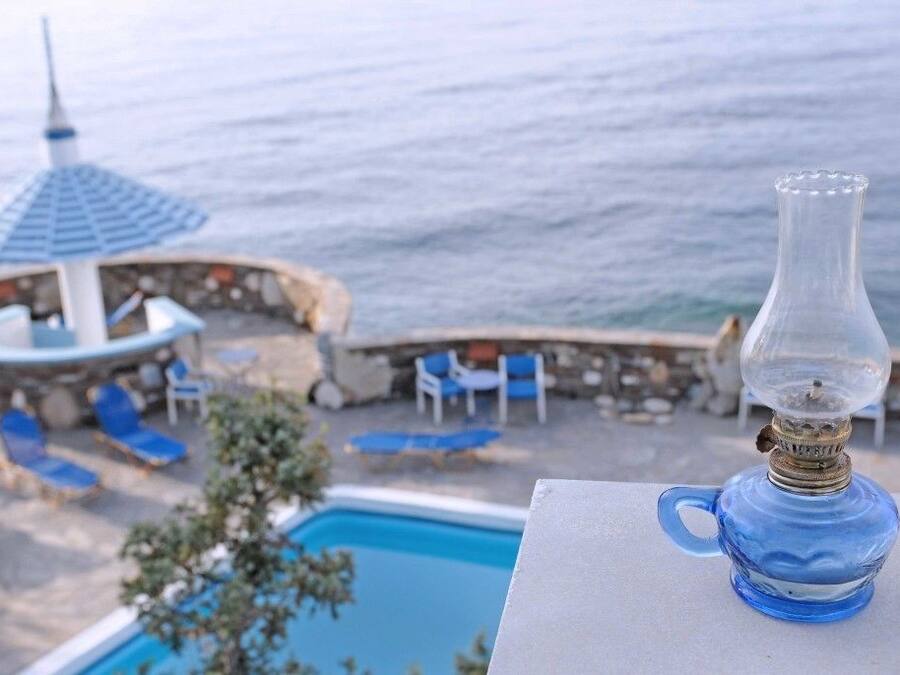 Doppel- oder Zweibettzimmer, Meerblick | Blick vom Balkon