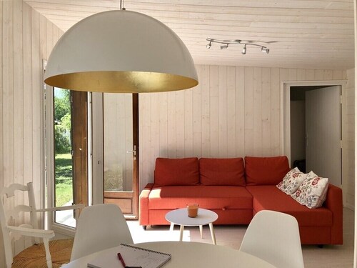 133 - Chalet chaleureux à 600 mètres du Lac d'Hourtin idéal pour 4 personnes