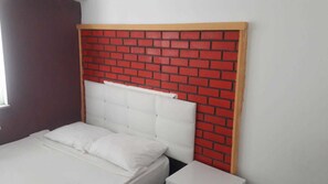 Blackout curtains, bed sheets