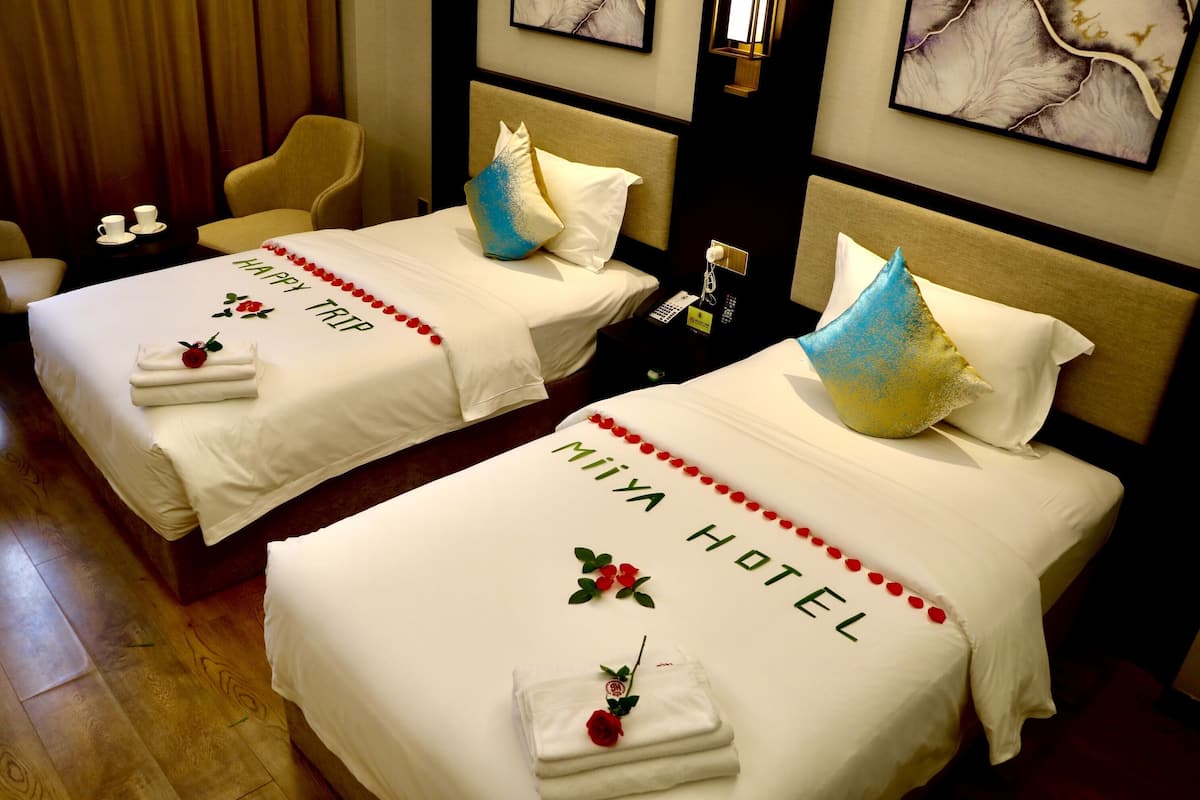 Deluxe Twin Room | Minibar, desk, WiFi, bed sheets