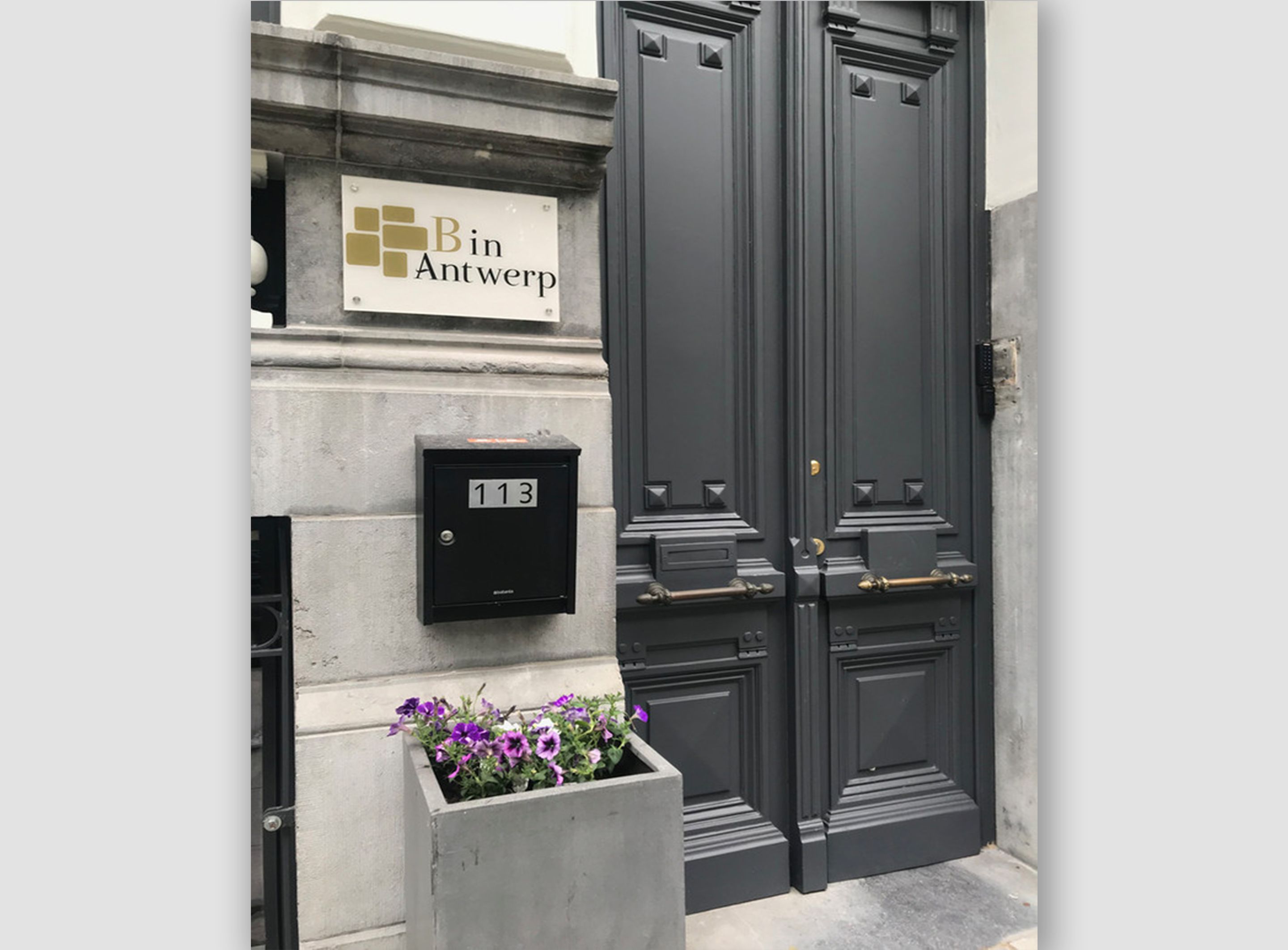 Fassade der Unterkunft