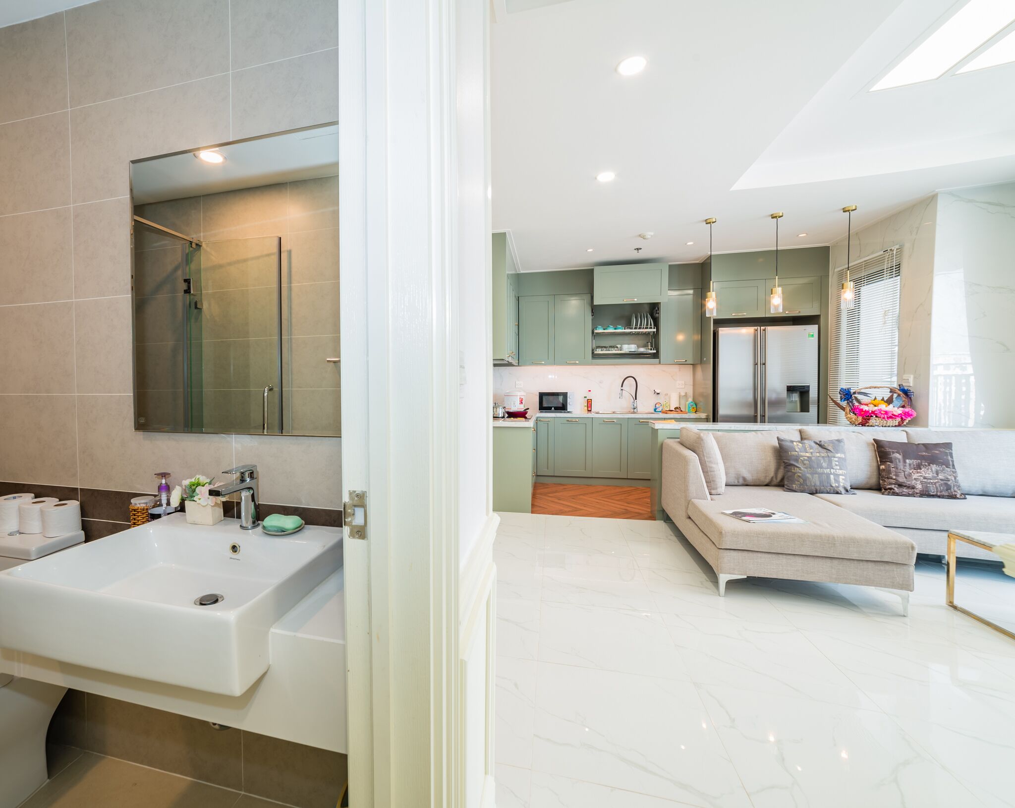 presidential apartment, 3 bedrooms, balcony, tower | premium bedding, pillow-top beds, individually decorated