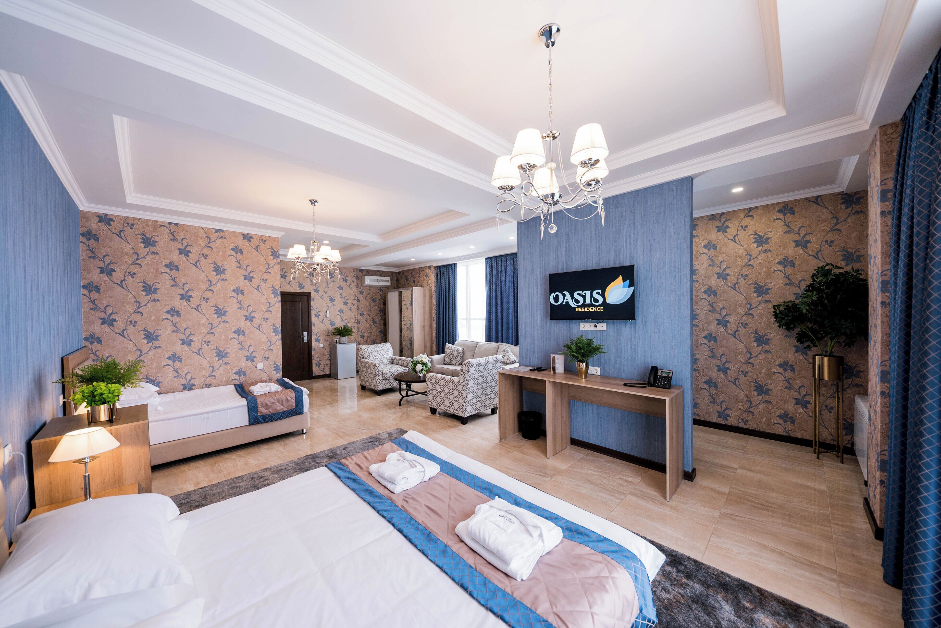 1 bedroom, frette italian sheets, premium bedding, tempur-pedic beds