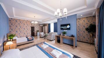 1 Schlafzimmer, italienische Bettbezüge von Frette