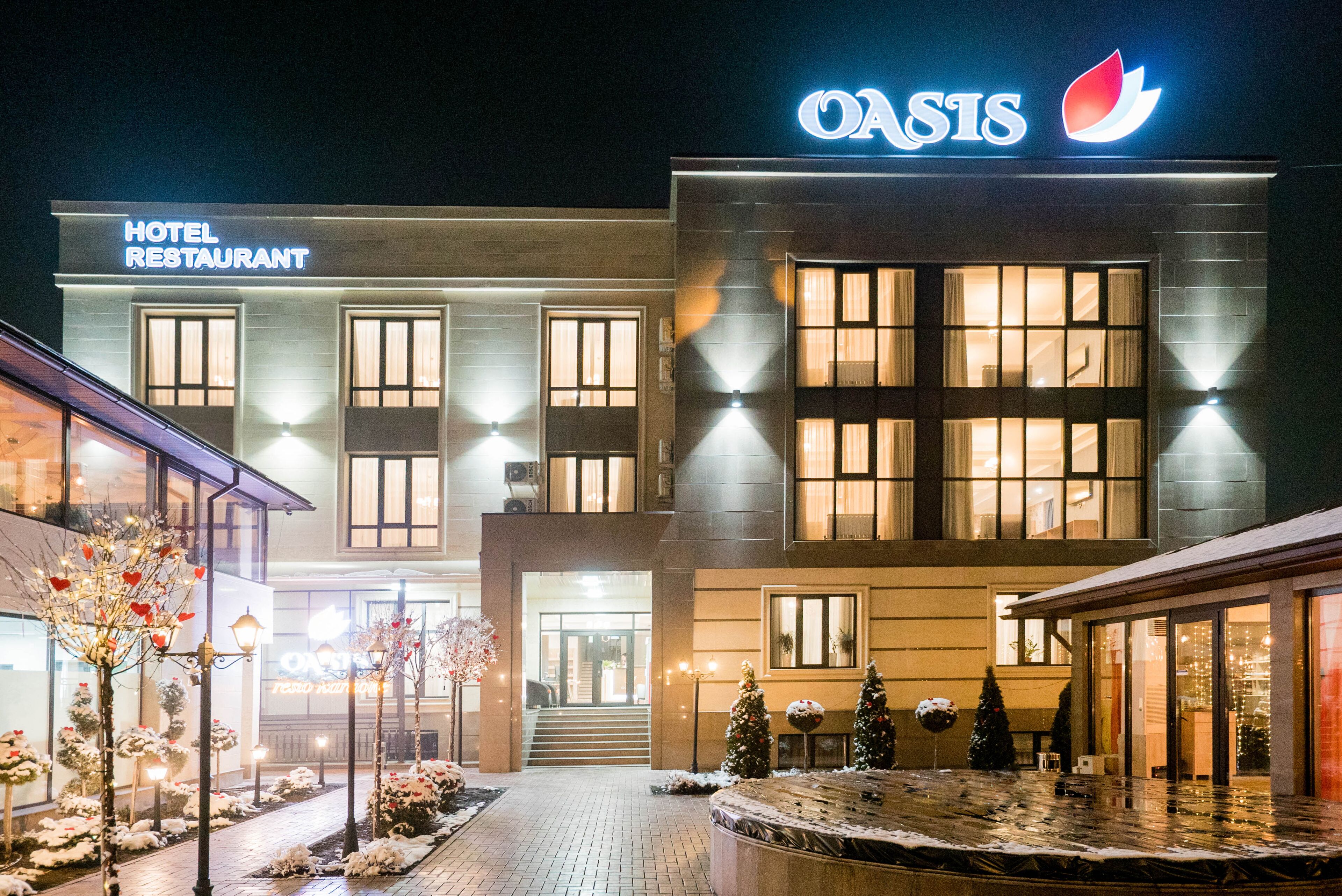 front of property – evening/night