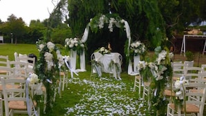Zona para bodas al aire libre