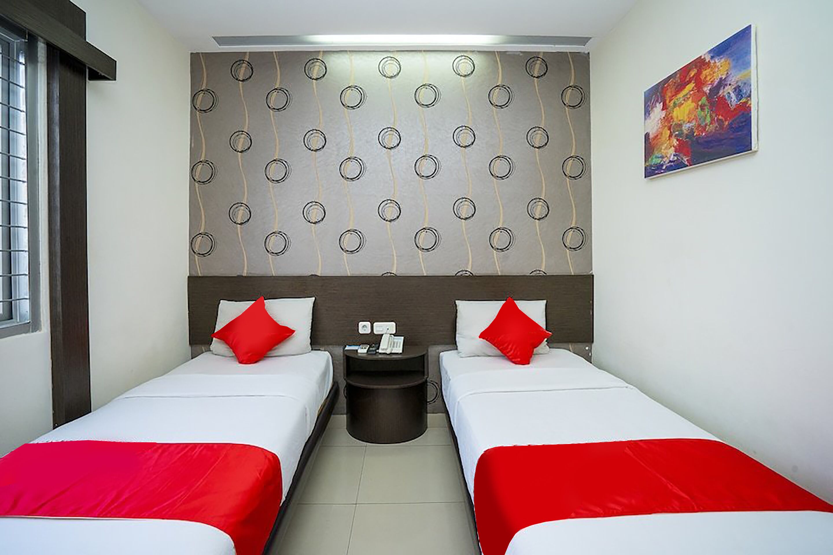 Chambre Deluxe avec lits jumeaux | Bureau, accès au Wi-Fi (inclus)